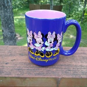 Walt Disney World Coffee Mug Minnie Mouse Purple